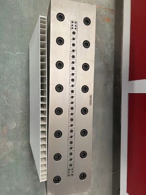 PVCプラスチックカリブレーター型マート/エクストルーションヘッド用のカスタマイズ可能なエクストルーゼーション模具穴1