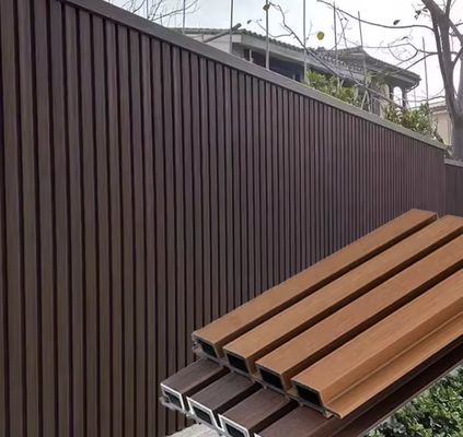 家庭用品 模具 設計付きのWPC屋外木造庭園装飾パネル